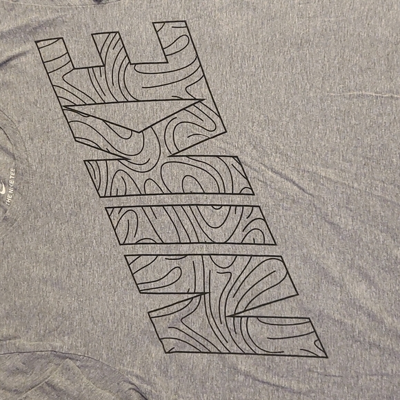 Nike Artistic Logo Long Sleeve Shirt, M - Picture 2 of 4